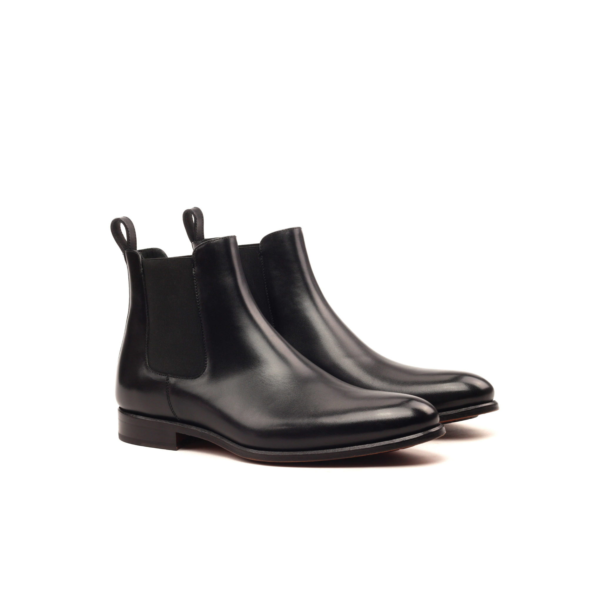 Ernest Chelsea Boot Black Box Calf - People of the Seine