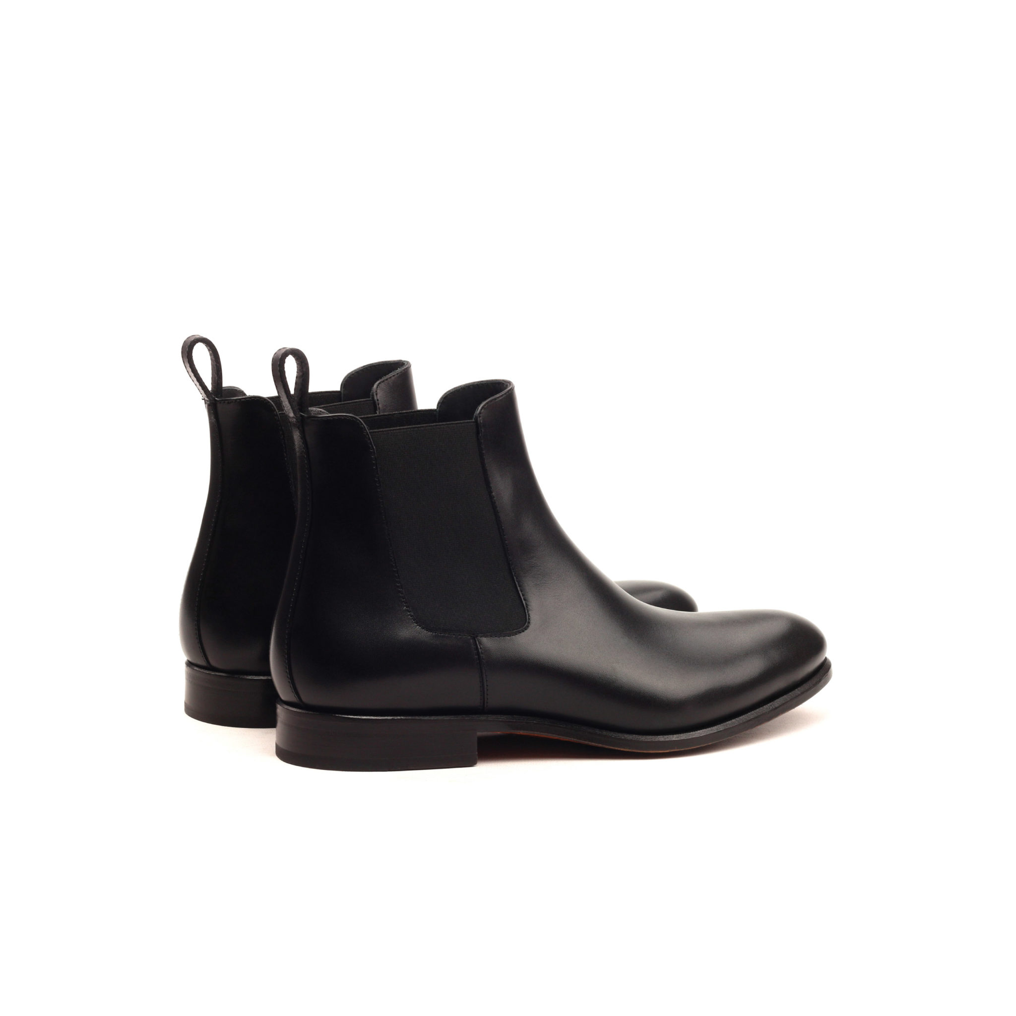 Ernest Chelsea Boot Black Box Calf - People of the Seine