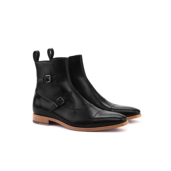 Ulysses-Buckle-Boot-Black-Calf-Natural-Sole-1