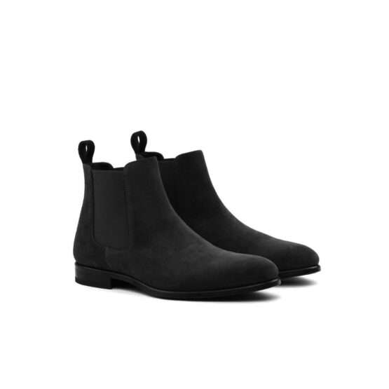Ernest-Chelsea-Boot-All-Black-Suede-1